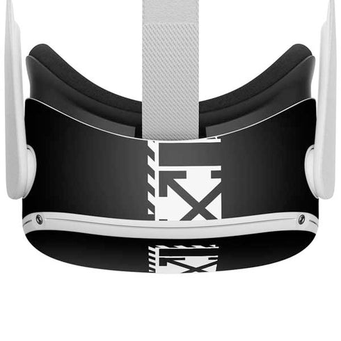 Black and White Geometric Shapes Oculus Quest 2 Skin